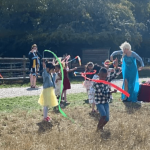 Ribbon Dancing with Elsa