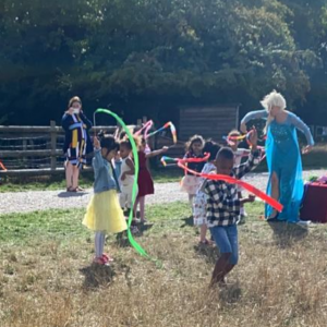 Ribbon Dancing with Elsa