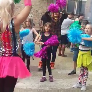 Pompom disco dancing