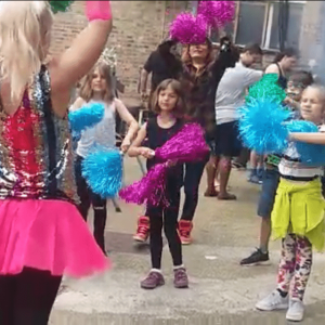 Pompom disco dancing